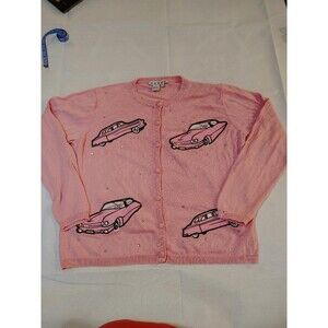 Sorbé Cardigan Women’s XL Pink 50s Cadillac